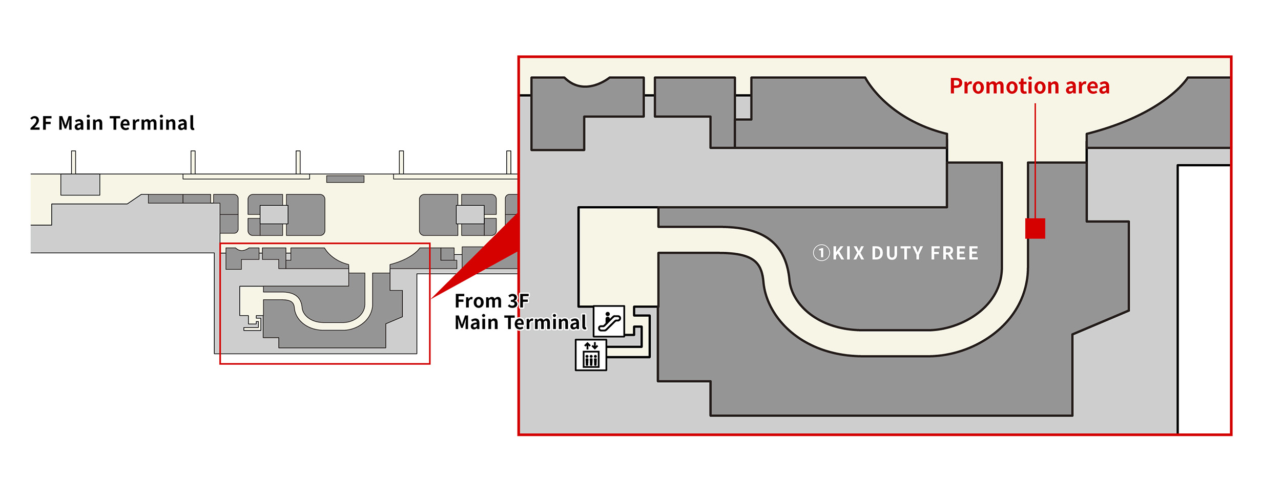 Kansai Airport Terminal 3F